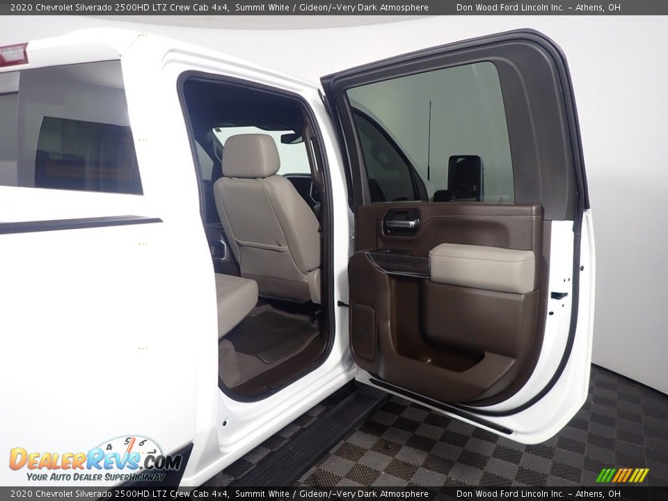 2020 Chevrolet Silverado 2500HD LTZ Crew Cab 4x4 Summit White / Gideon/­Very Dark Atmosphere Photo #35
