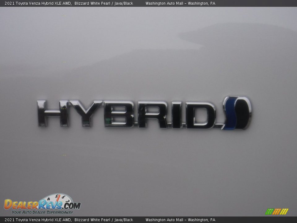 2021 Toyota Venza Hybrid XLE AWD Blizzard White Pearl / Java/Black Photo #3