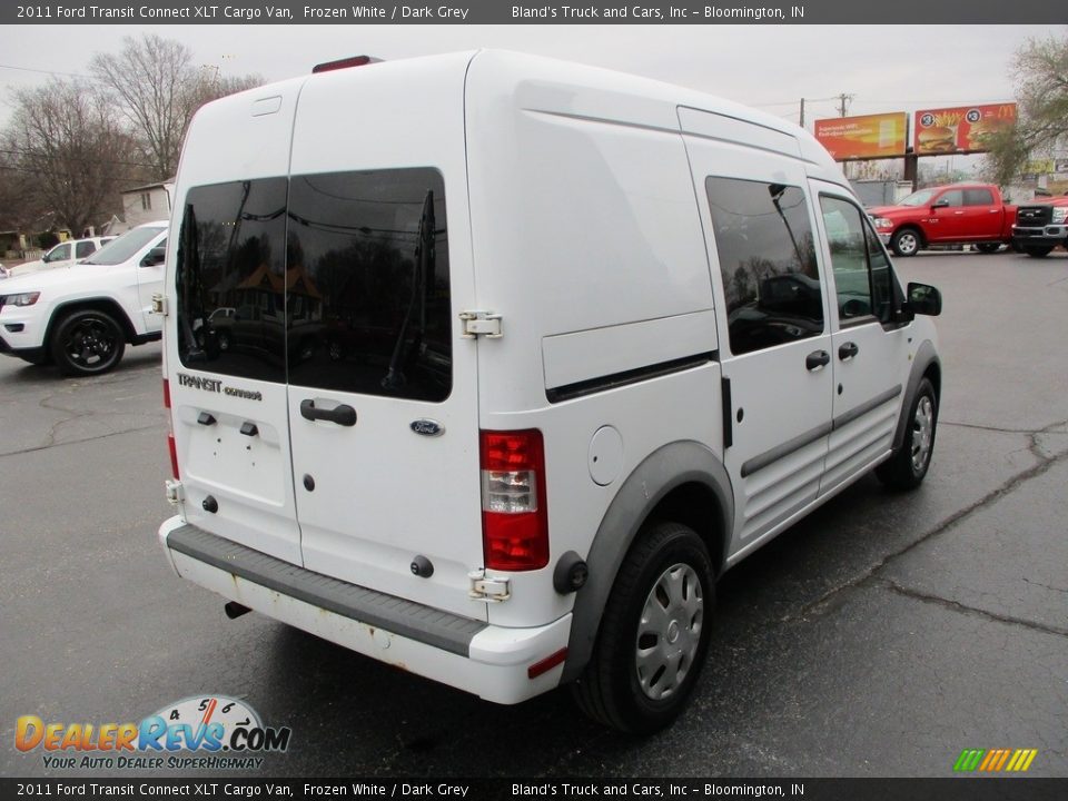 2011 Ford Transit Connect XLT Cargo Van Frozen White / Dark Grey Photo #4