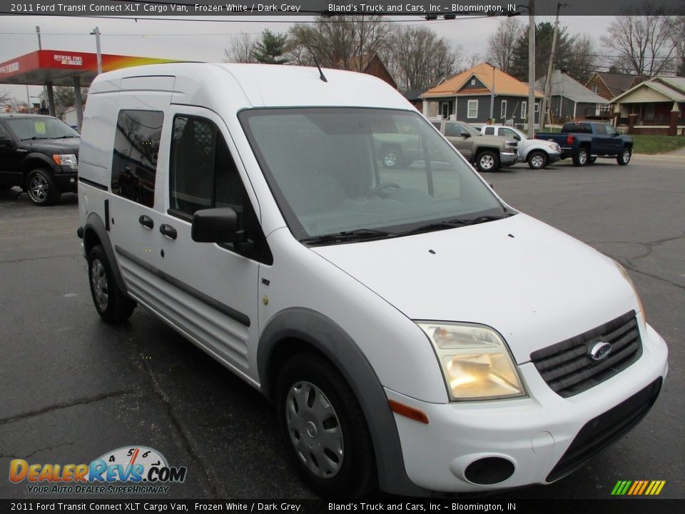 2011 Ford Transit Connect XLT Cargo Van Frozen White / Dark Grey Photo #5