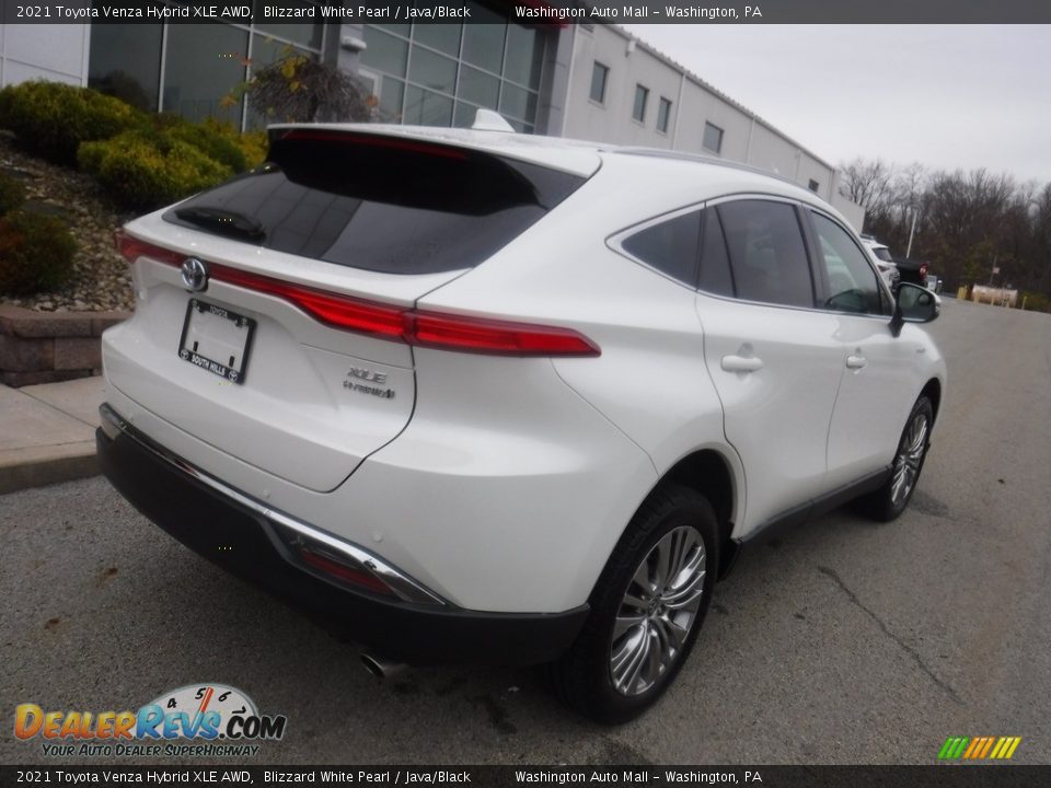 2021 Toyota Venza Hybrid XLE AWD Blizzard White Pearl / Java/Black Photo #21