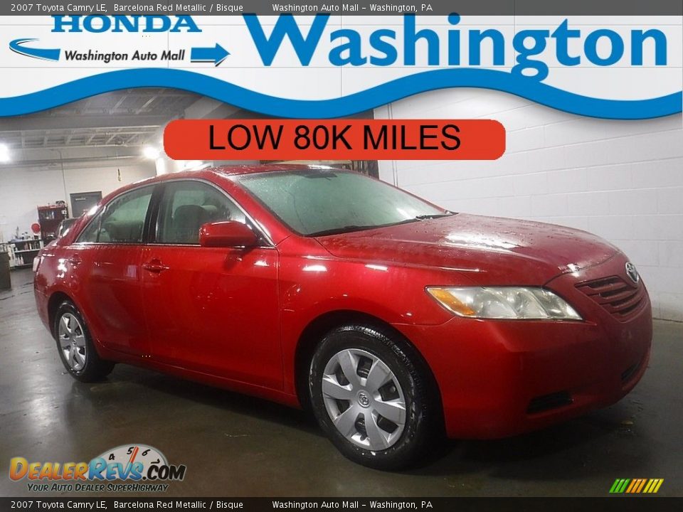 2007 Toyota Camry LE Barcelona Red Metallic / Bisque Photo #1