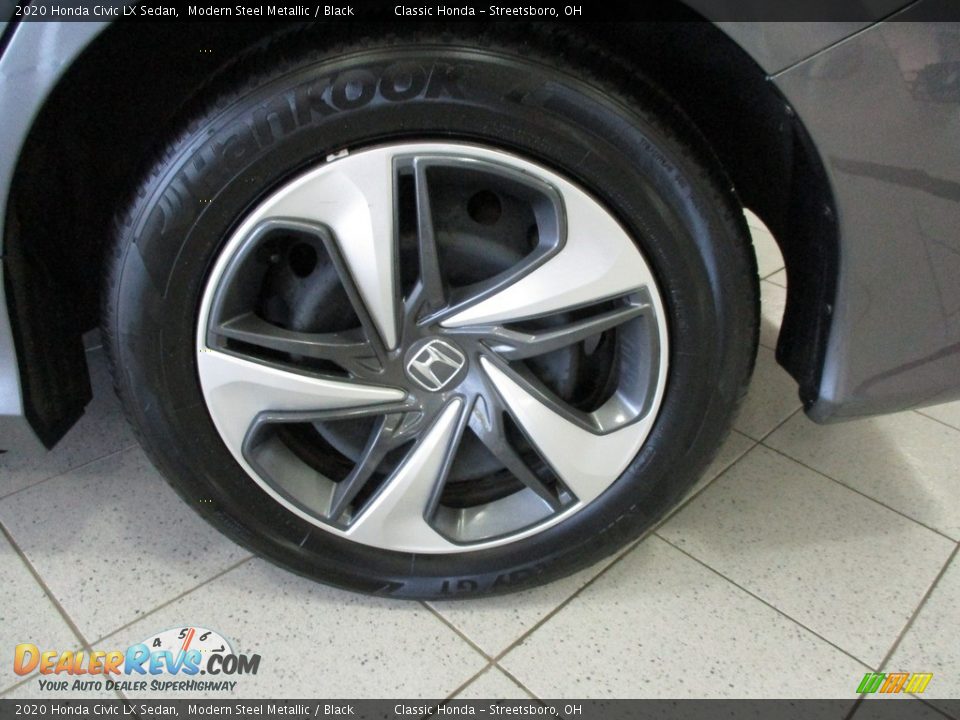 2020 Honda Civic LX Sedan Modern Steel Metallic / Black Photo #11