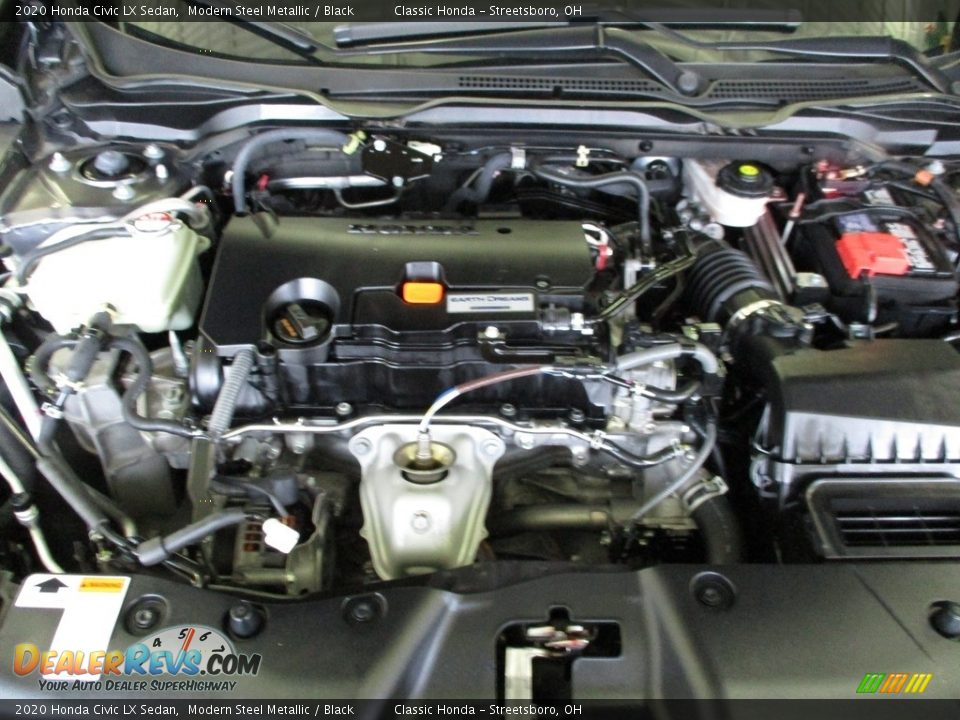 2020 Honda Civic LX Sedan Modern Steel Metallic / Black Photo #13