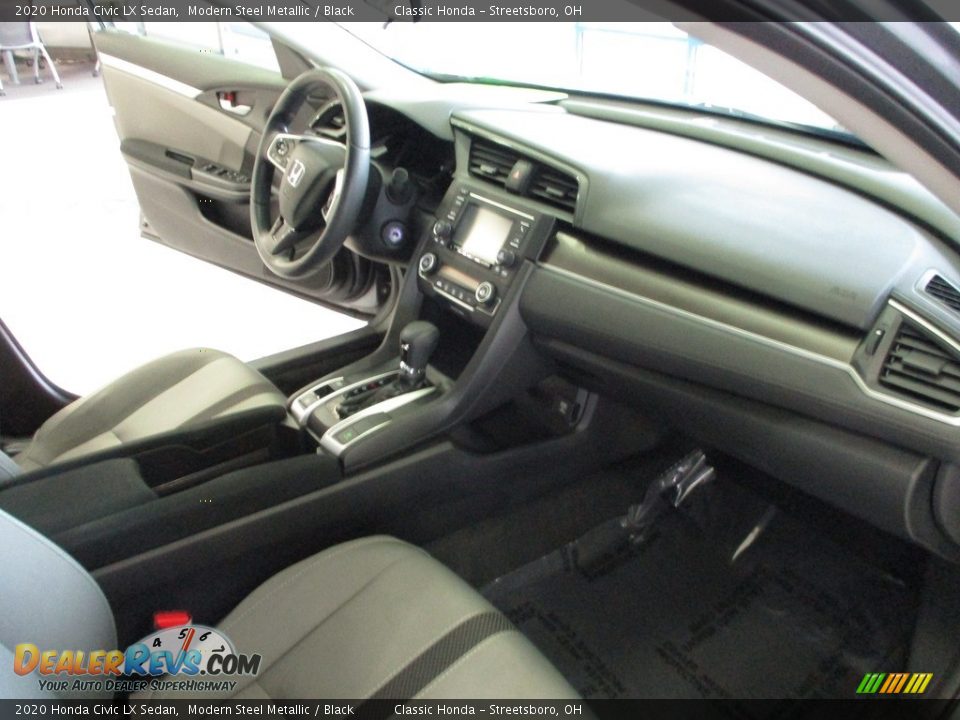 2020 Honda Civic LX Sedan Modern Steel Metallic / Black Photo #15