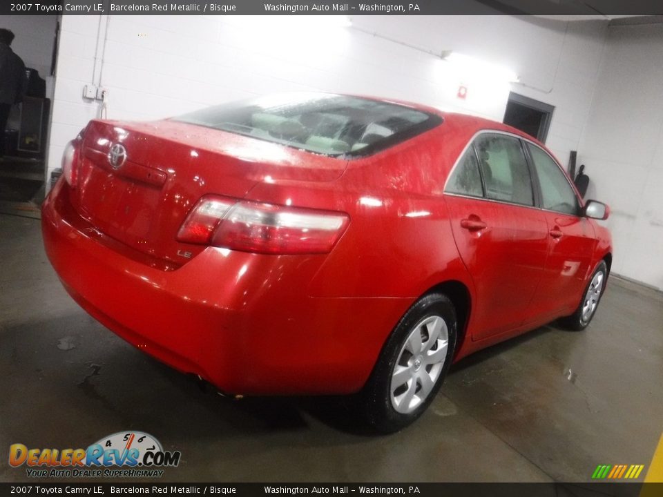 2007 Toyota Camry LE Barcelona Red Metallic / Bisque Photo #6