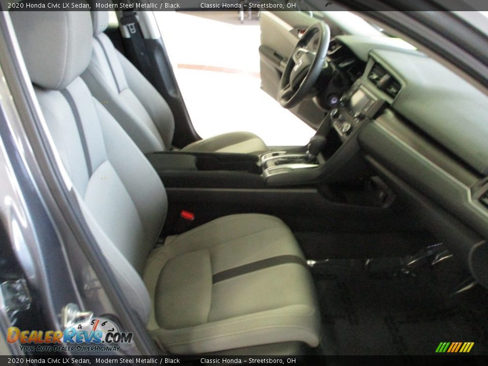 2020 Honda Civic LX Sedan Modern Steel Metallic / Black Photo #16