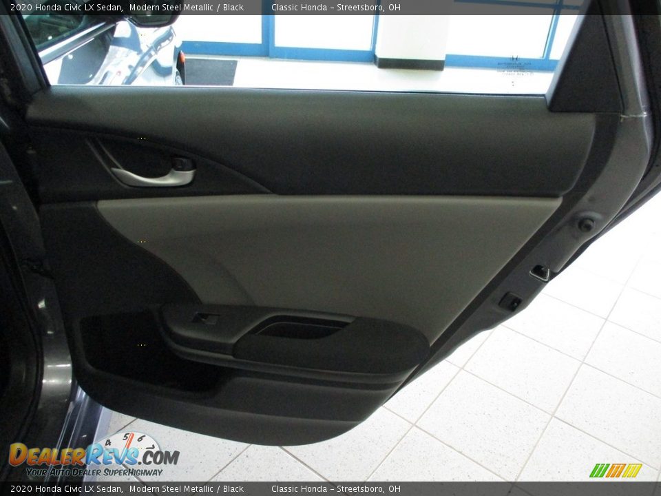 2020 Honda Civic LX Sedan Modern Steel Metallic / Black Photo #17