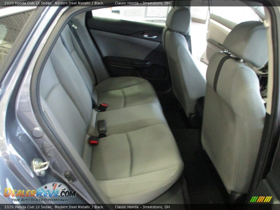 2020 Honda Civic LX Sedan Modern Steel Metallic / Black Photo #19