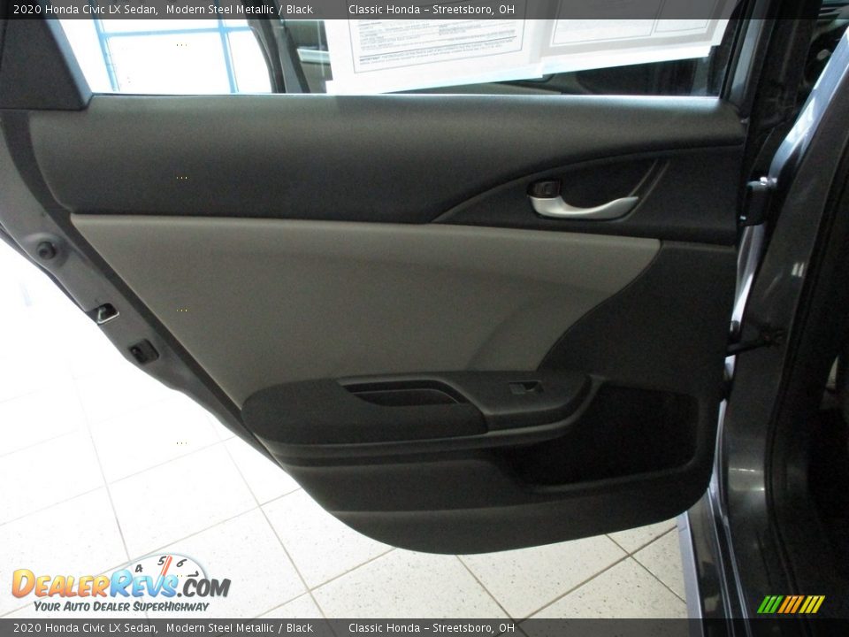 2020 Honda Civic LX Sedan Modern Steel Metallic / Black Photo #22
