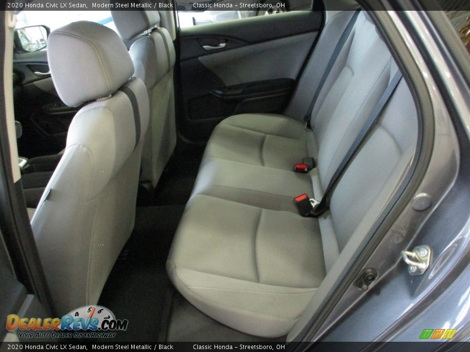 2020 Honda Civic LX Sedan Modern Steel Metallic / Black Photo #24