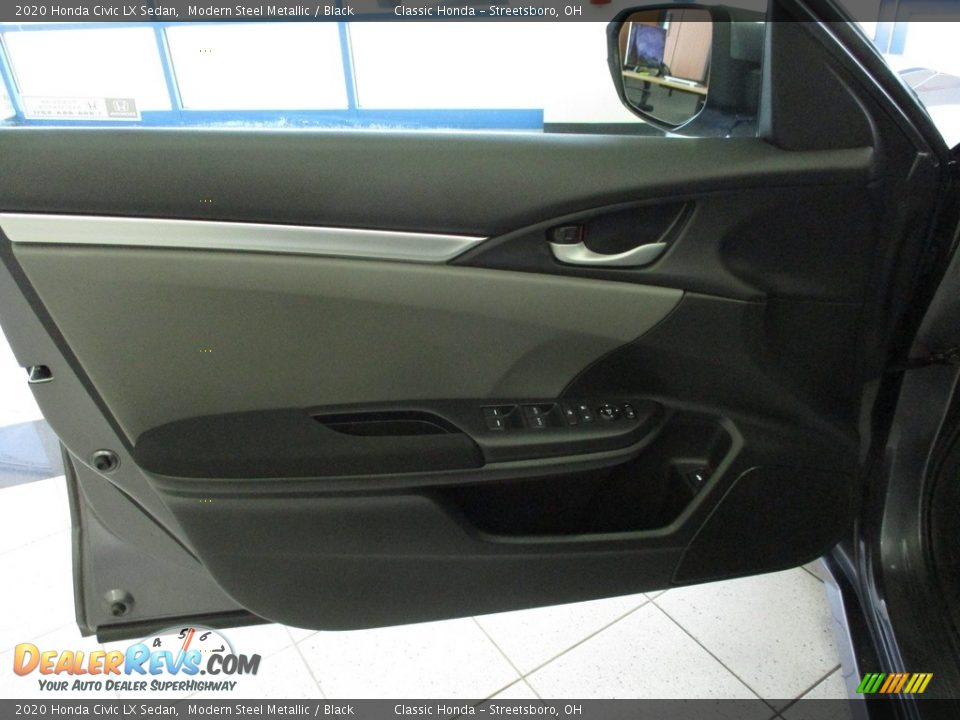 2020 Honda Civic LX Sedan Modern Steel Metallic / Black Photo #25