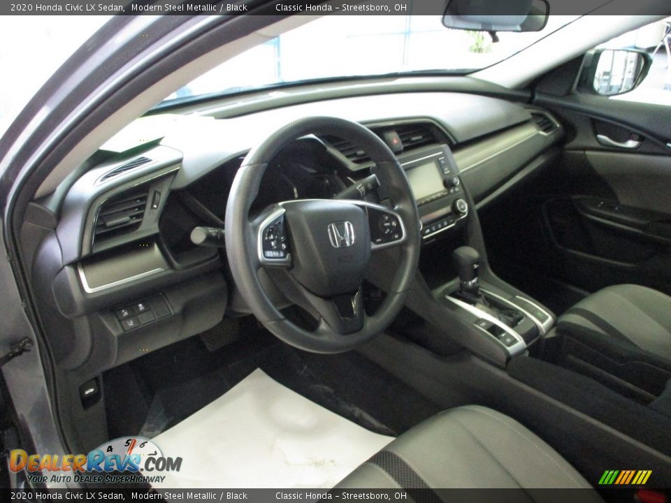 2020 Honda Civic LX Sedan Modern Steel Metallic / Black Photo #26