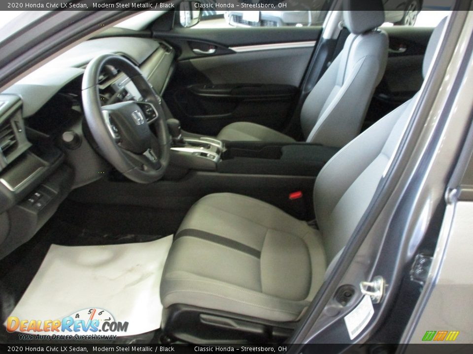 2020 Honda Civic LX Sedan Modern Steel Metallic / Black Photo #27