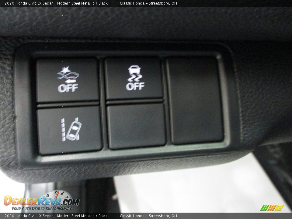 2020 Honda Civic LX Sedan Modern Steel Metallic / Black Photo #28