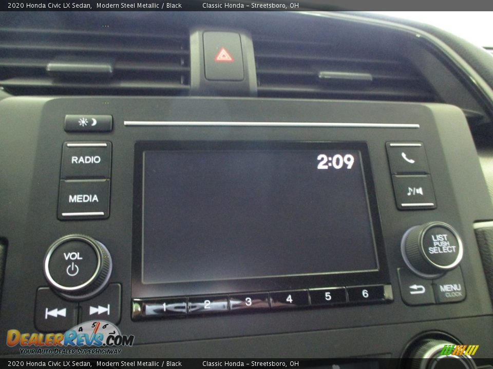 2020 Honda Civic LX Sedan Modern Steel Metallic / Black Photo #35