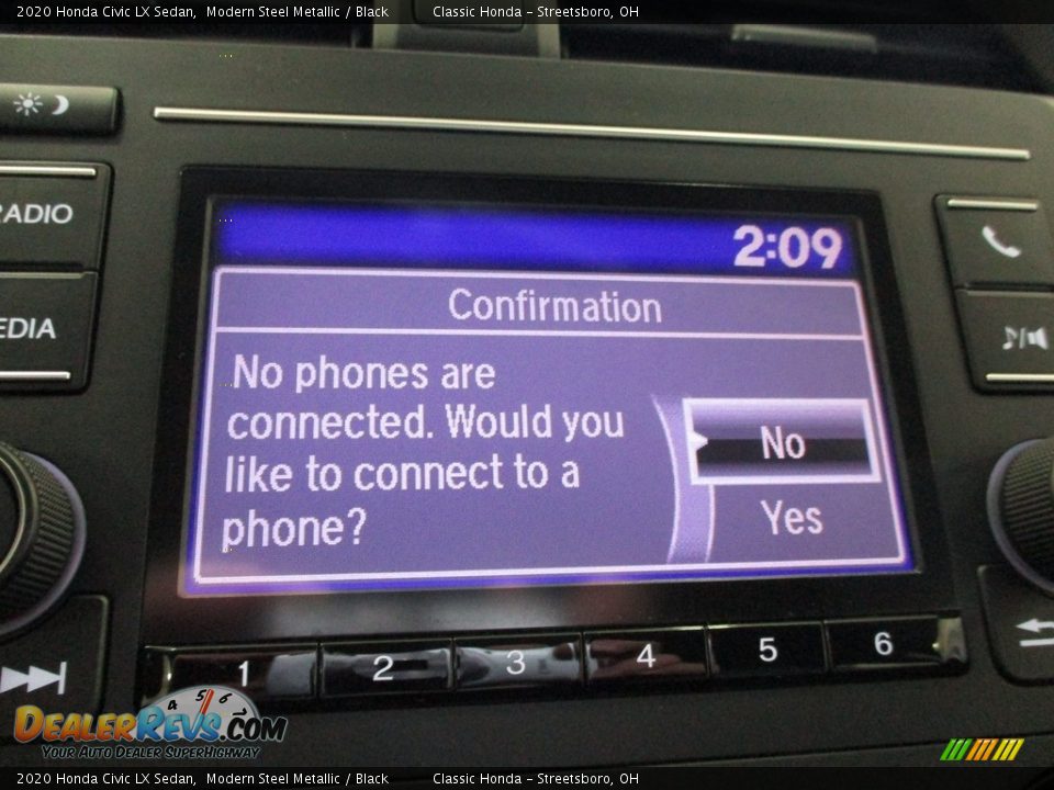 2020 Honda Civic LX Sedan Modern Steel Metallic / Black Photo #36