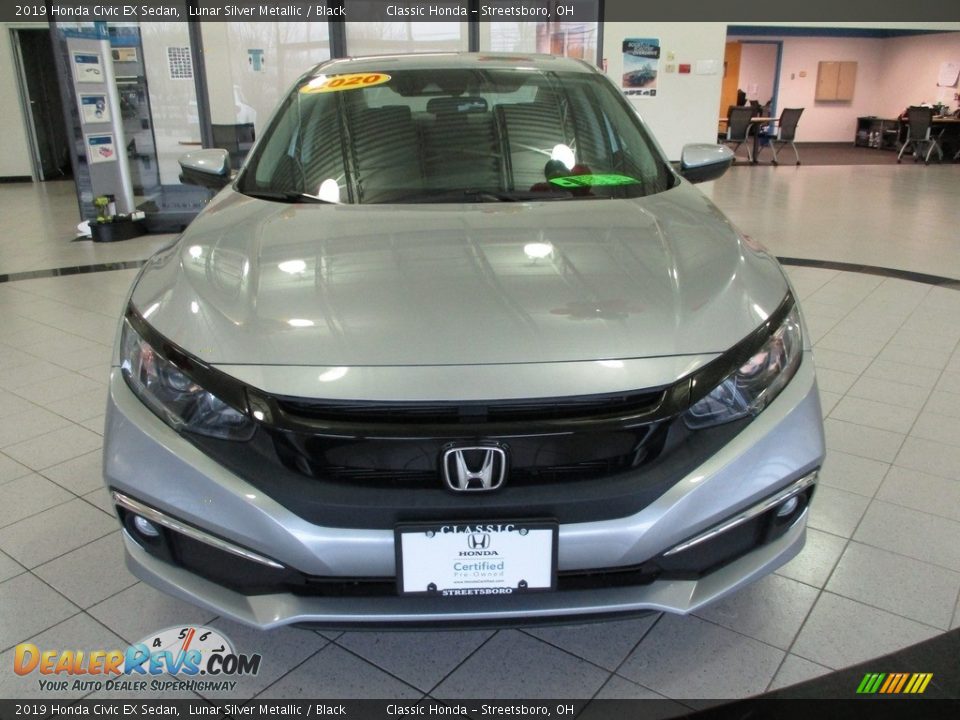 2019 Honda Civic EX Sedan Lunar Silver Metallic / Black Photo #2