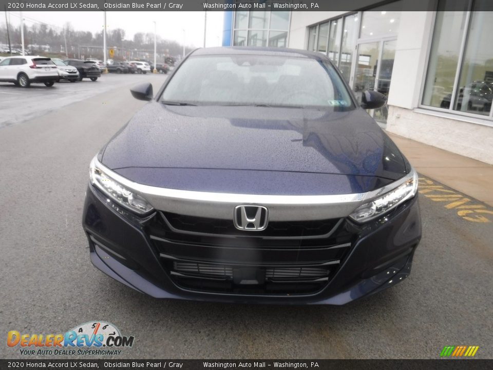 2020 Honda Accord LX Sedan Obsidian Blue Pearl / Gray Photo #4