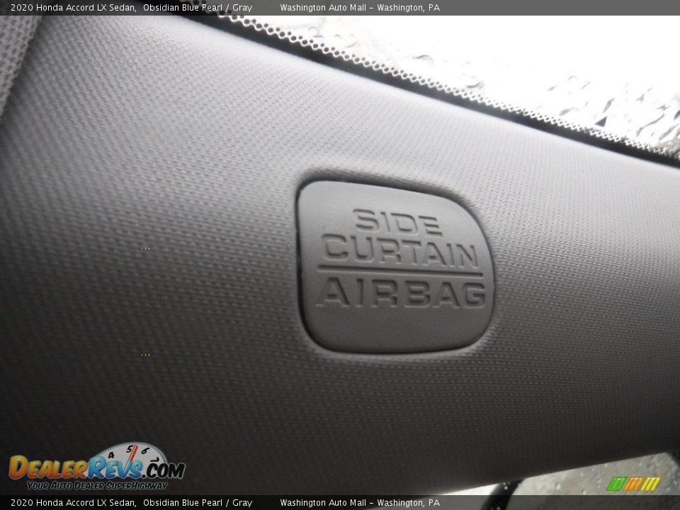 2020 Honda Accord LX Sedan Obsidian Blue Pearl / Gray Photo #24