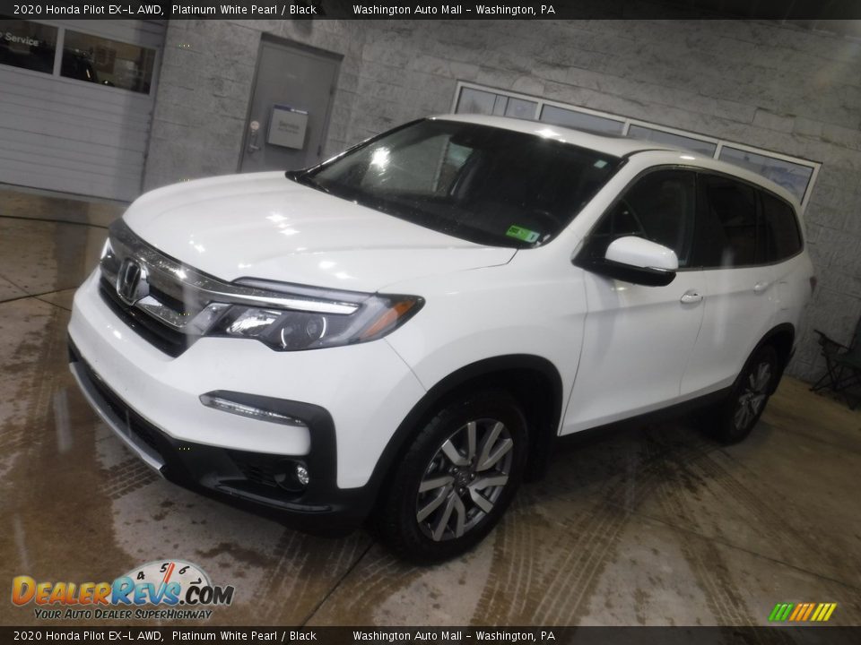 2020 Honda Pilot EX-L AWD Platinum White Pearl / Black Photo #5