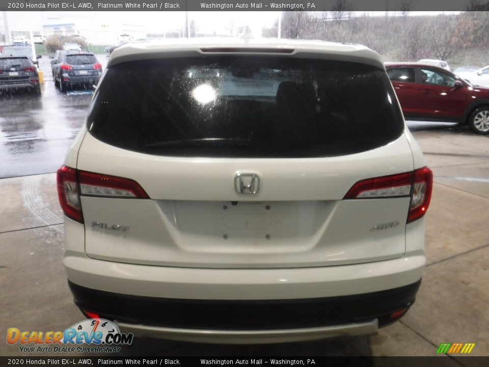 2020 Honda Pilot EX-L AWD Platinum White Pearl / Black Photo #8