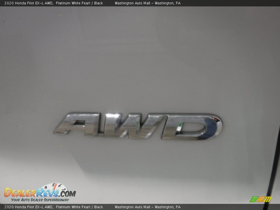 2020 Honda Pilot EX-L AWD Platinum White Pearl / Black Photo #9