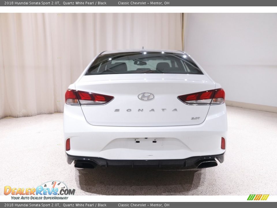 2018 Hyundai Sonata Sport 2.0T Quartz White Pearl / Black Photo #18