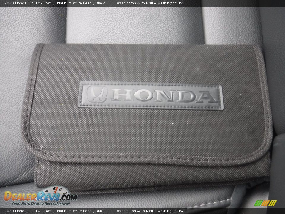 2020 Honda Pilot EX-L AWD Platinum White Pearl / Black Photo #33