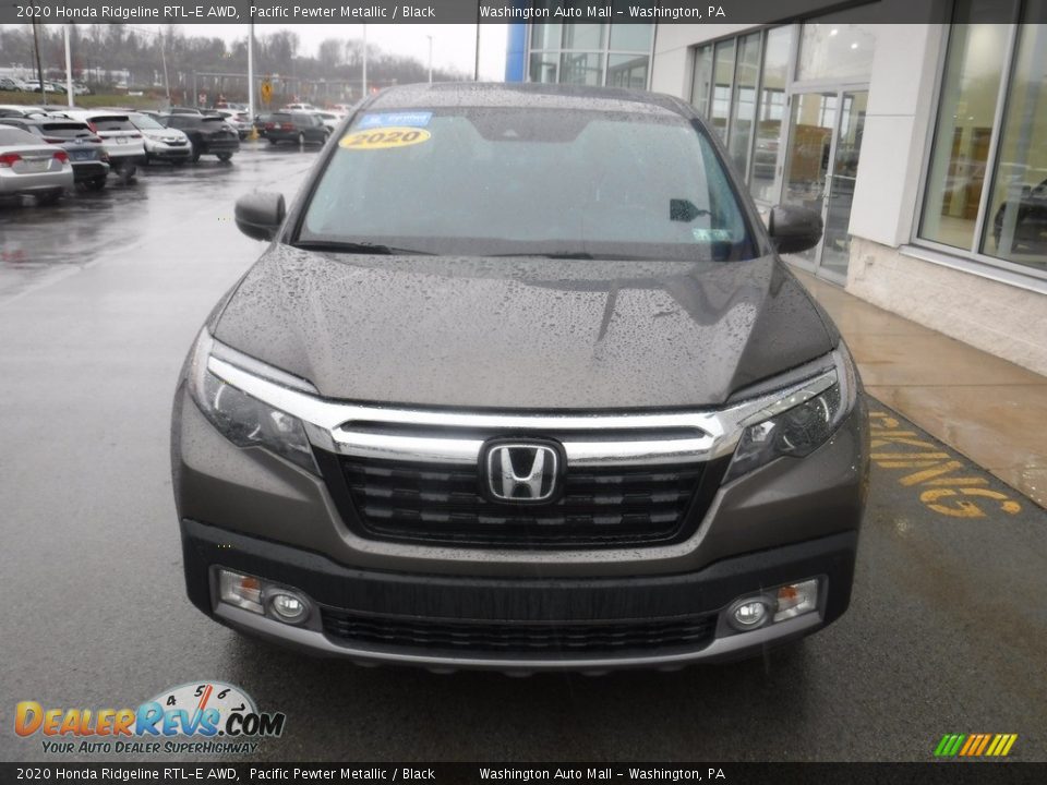 2020 Honda Ridgeline RTL-E AWD Pacific Pewter Metallic / Black Photo #5