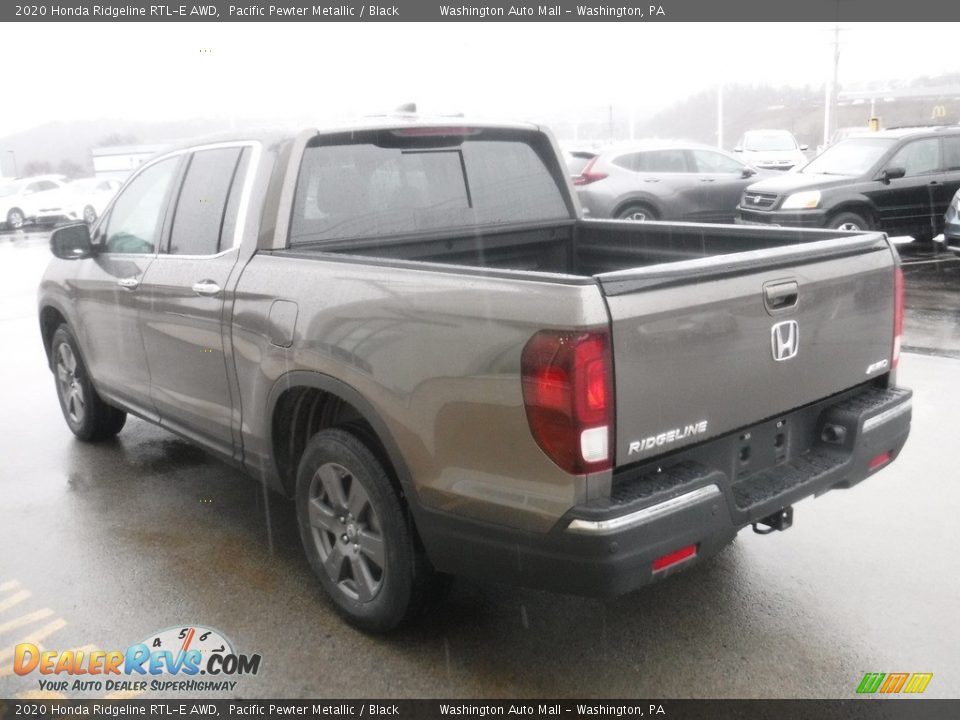 2020 Honda Ridgeline RTL-E AWD Pacific Pewter Metallic / Black Photo #7