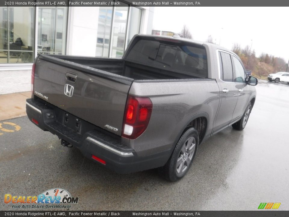 2020 Honda Ridgeline RTL-E AWD Pacific Pewter Metallic / Black Photo #9