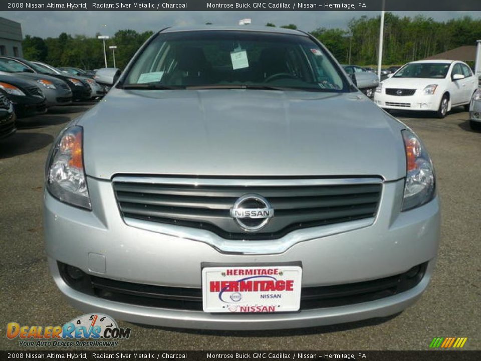 2008 Nissan Altima Hybrid Radiant Silver Metallic / Charcoal Photo #7