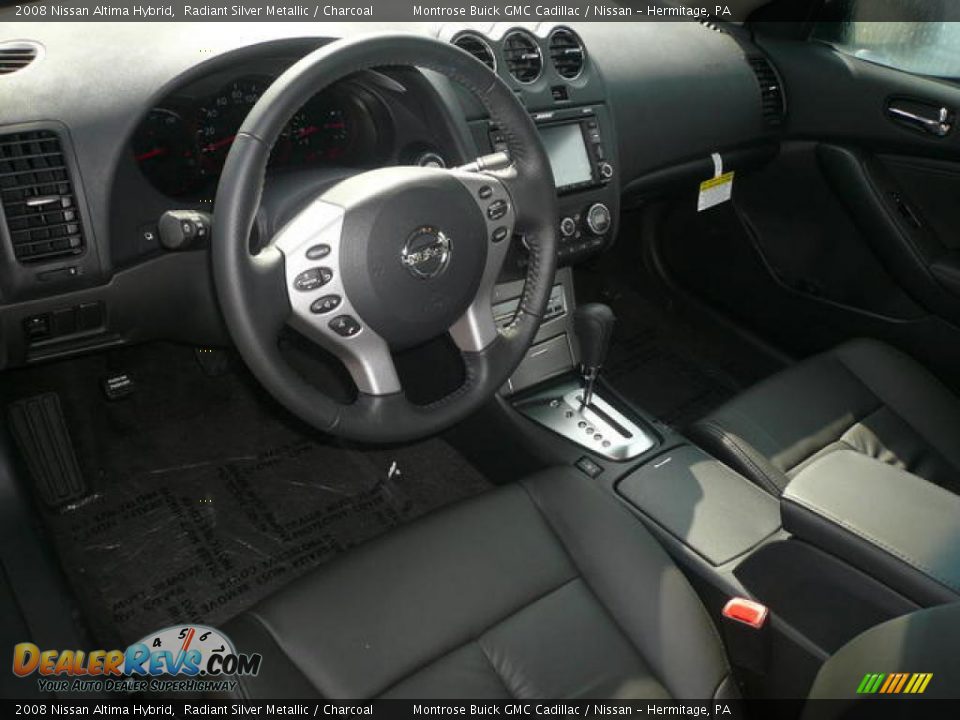 2008 Nissan Altima Hybrid Radiant Silver Metallic / Charcoal Photo #8