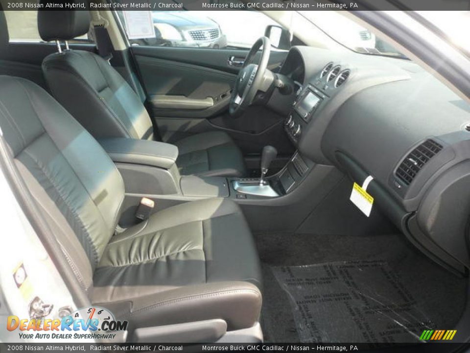 2008 Nissan Altima Hybrid Radiant Silver Metallic / Charcoal Photo #9