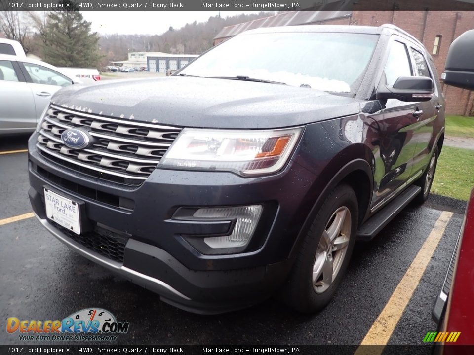 2017 Ford Explorer XLT 4WD Smoked Quartz / Ebony Black Photo #1