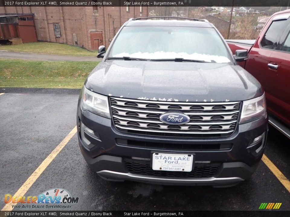 2017 Ford Explorer XLT 4WD Smoked Quartz / Ebony Black Photo #2