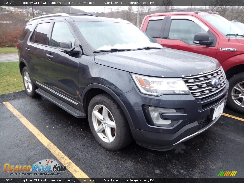 2017 Ford Explorer XLT 4WD Smoked Quartz / Ebony Black Photo #3