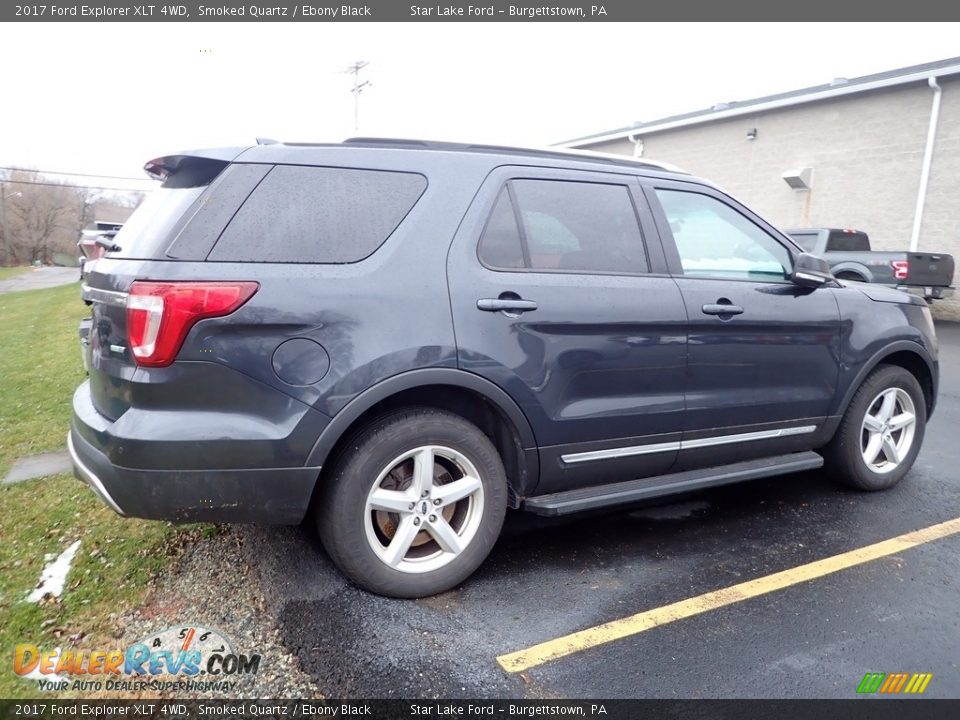 2017 Ford Explorer XLT 4WD Smoked Quartz / Ebony Black Photo #4