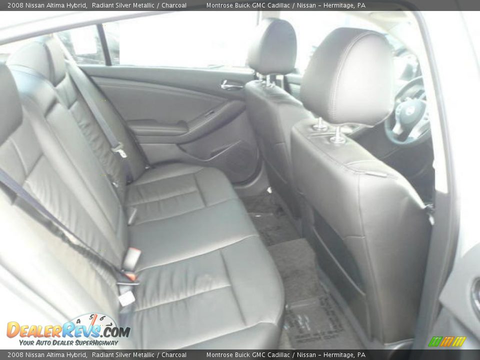 2008 Nissan Altima Hybrid Radiant Silver Metallic / Charcoal Photo #10
