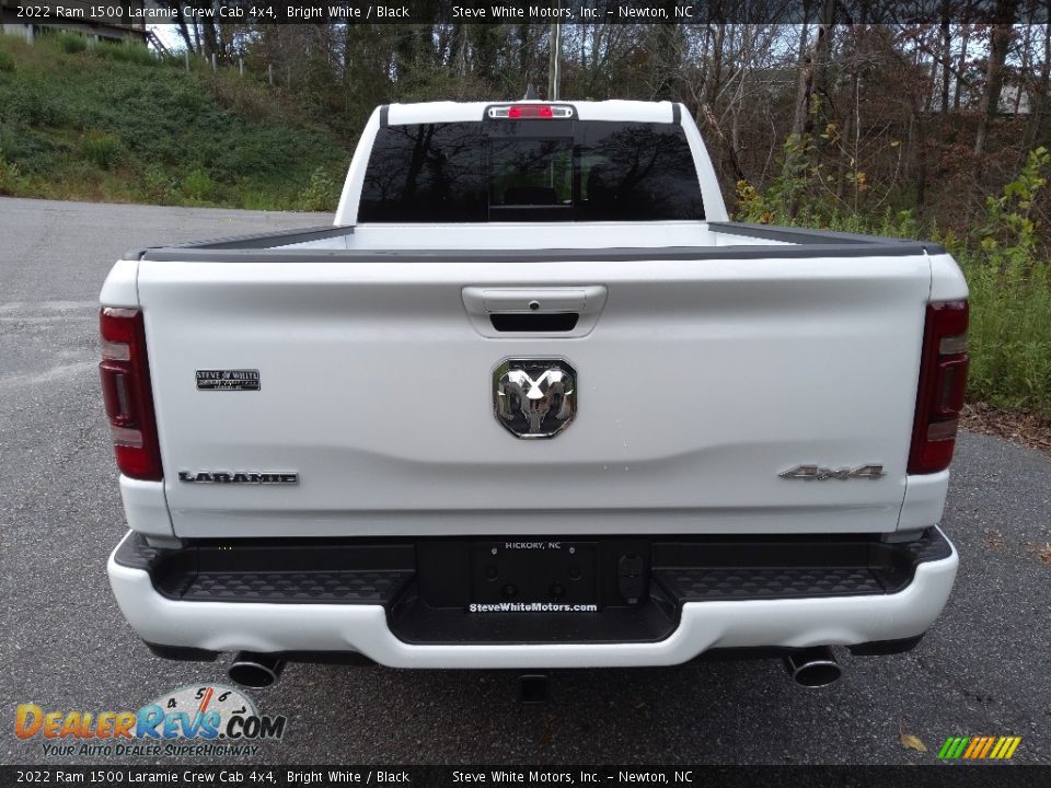 2022 Ram 1500 Laramie Crew Cab 4x4 Bright White / Black Photo #7