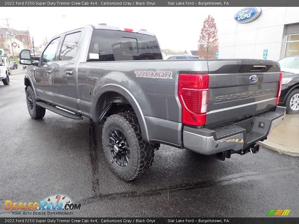 2022 Ford F250 Super Duty Tremor Crew Cab 4x4 Carbonized Gray / Black Onyx Photo #3