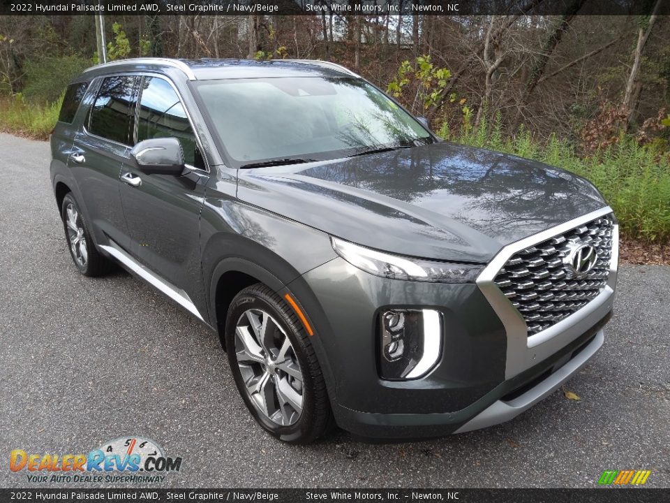 Front 3/4 View of 2022 Hyundai Palisade Limited AWD Photo #6