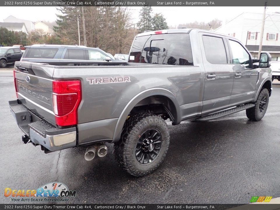 2022 Ford F250 Super Duty Tremor Crew Cab 4x4 Carbonized Gray / Black Onyx Photo #5