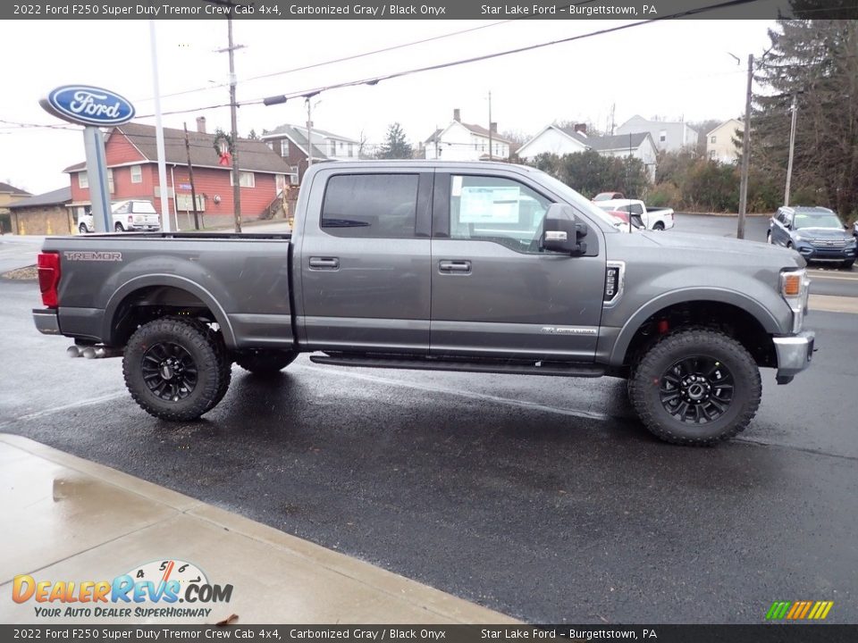 2022 Ford F250 Super Duty Tremor Crew Cab 4x4 Carbonized Gray / Black Onyx Photo #6