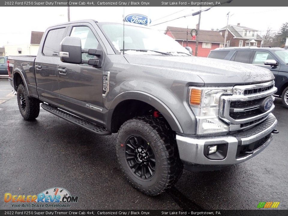 2022 Ford F250 Super Duty Tremor Crew Cab 4x4 Carbonized Gray / Black Onyx Photo #7