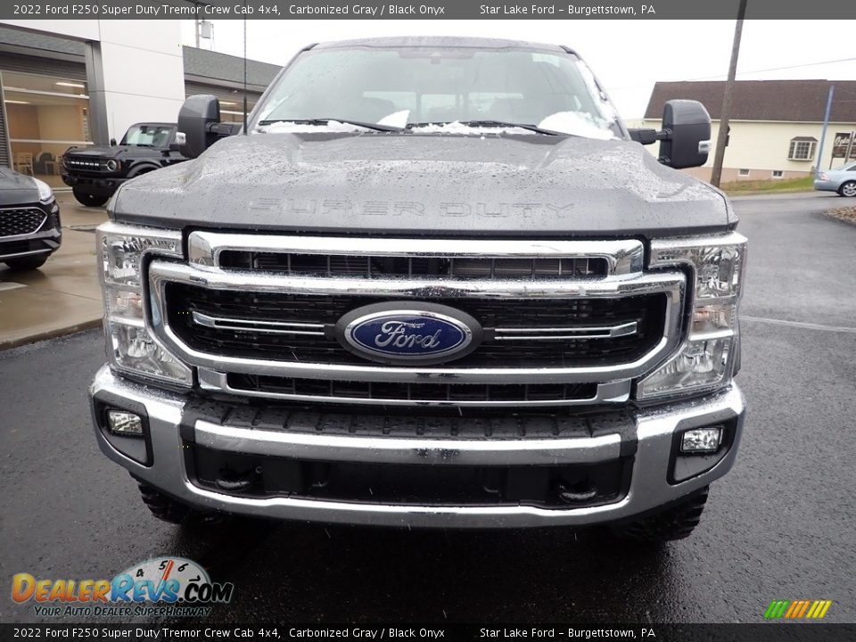 2022 Ford F250 Super Duty Tremor Crew Cab 4x4 Carbonized Gray / Black Onyx Photo #8