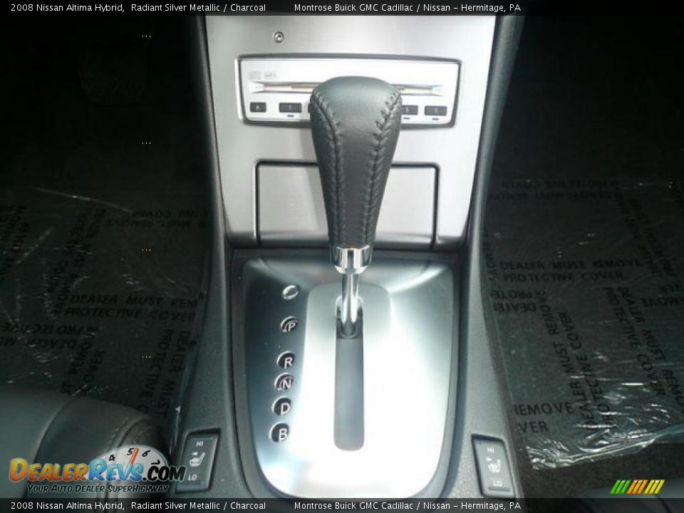 2008 Nissan Altima Hybrid Radiant Silver Metallic / Charcoal Photo #12
