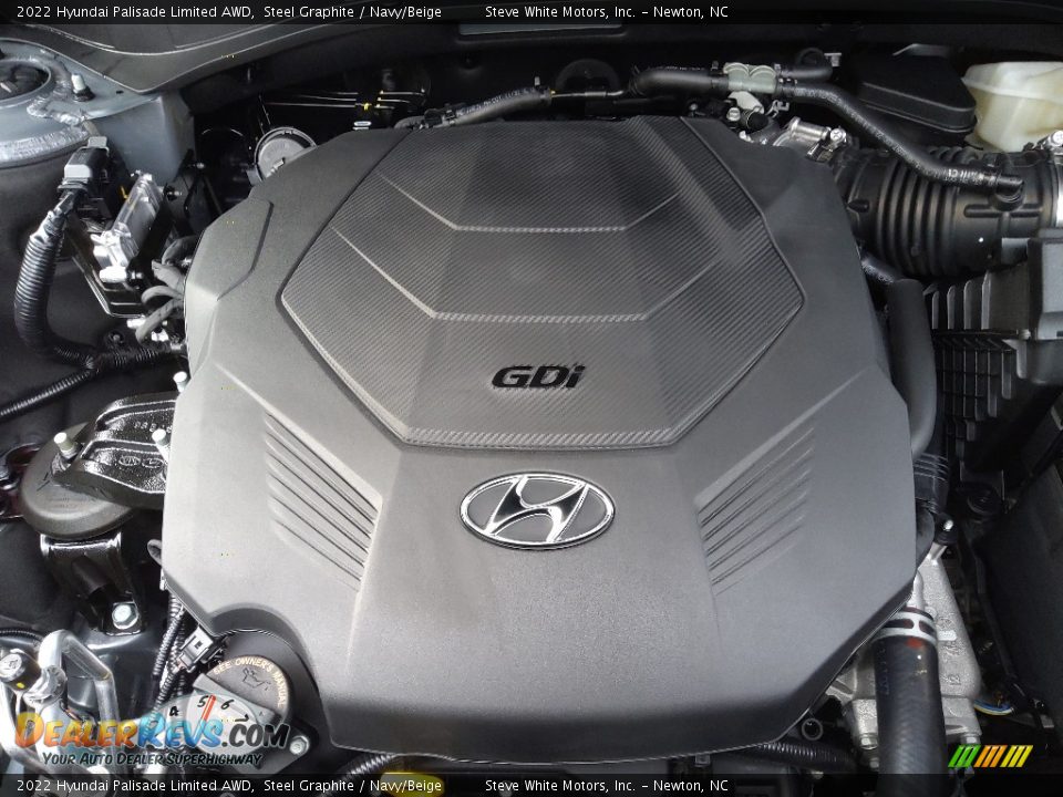 2022 Hyundai Palisade Limited AWD 3.8 Liter DOHC 24-Valve D-CVVT V6 Engine Photo #11