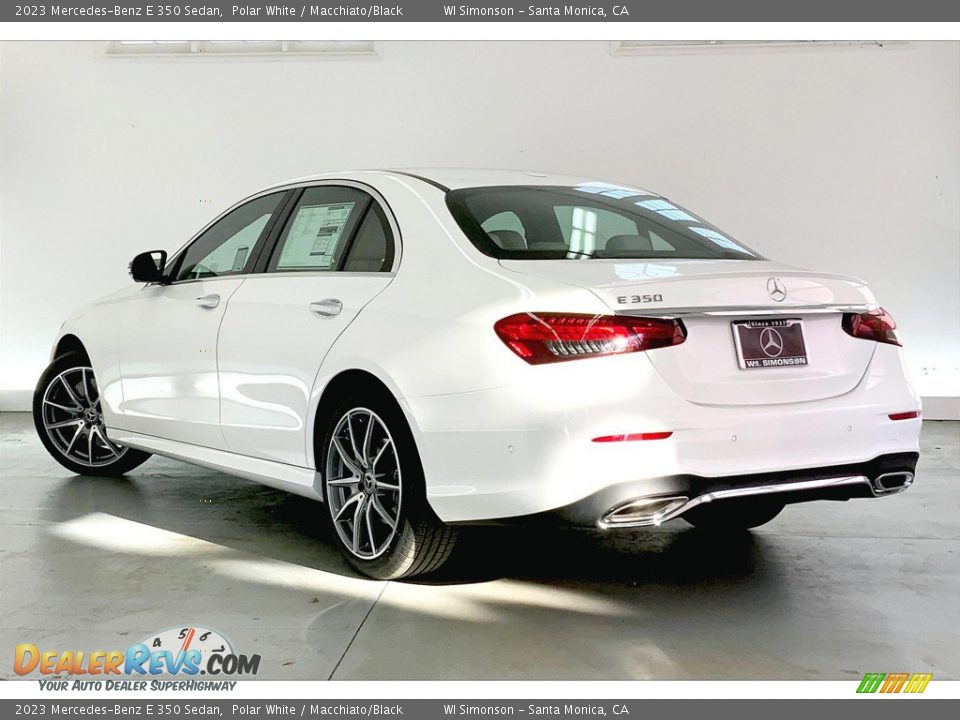 2023 Mercedes-Benz E 350 Sedan Polar White / Macchiato/Black Photo #2